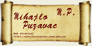 Mihajlo Puzavac vizit kartica